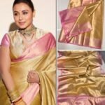 Rani Mukerji inspired tissue saree