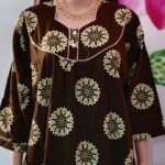 Pure Cotton Front Open 3/4th Sleeve