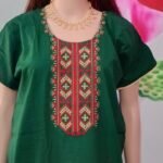 Embroidery Neck Pattern Nighty